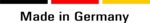 German Flag with the English Claim "Made in Germany" | © https://www.german-ma.de/